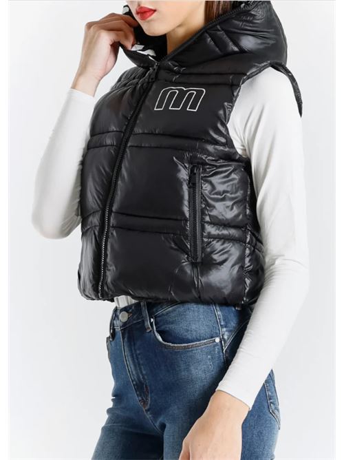 Gilet imbottito con cappuccio Met Met | M9 106PMBLACK